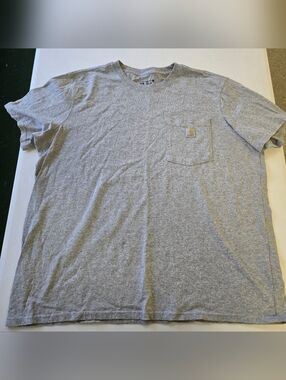 Carhartt Men’s Light Gray Pocket Short Sleeve Tee